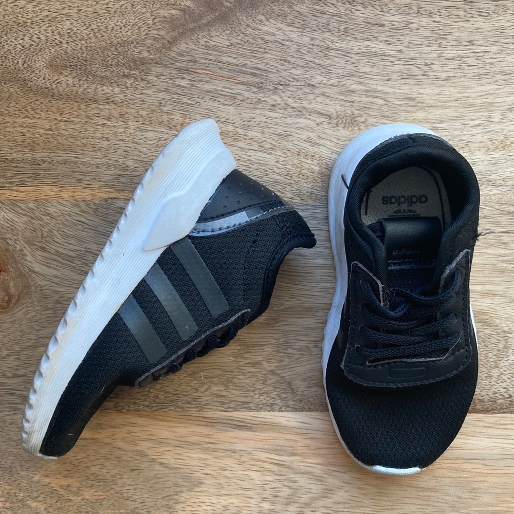 black adidas sneakers